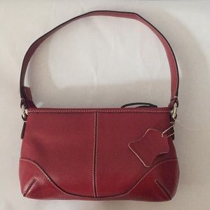 Amanda Smith leather small red hand bag